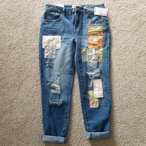 Patchwork distressed jeans - Picture 15 of 15